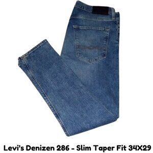 Levi's Denizen 286 Slim Taper Fit Jeans: 34X29